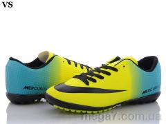Футбольная обувь, VS оптом Nike Mercurial yelliow/black(36-39)