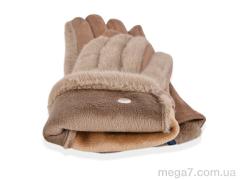 Перчатки, Королева оптом CAP B35-31 (норка-замша) mix