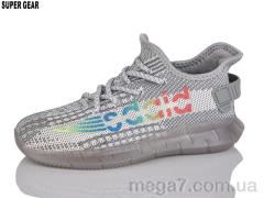 Кроссовки, Super Gear оптом D2108-3 grey