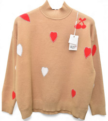 Светри жіночі ПОЛУБАТАЛ оптом Kiss Me