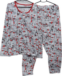 Ночные пижамы женские ПОЛУБАТАЛ оптом 34028179 001-2