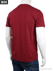 Футболка, BIG оптом 3707-76-2 bordo