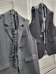 Жилетки женские (черный) оптом 27134865 773-81