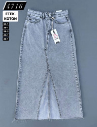 Юбки джинсовые женские оптом 16083279 4716-12
