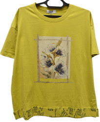 Футболки женские БАТАЛ оптом 60852743 751-107