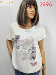 Футболки женские БАТАЛ оптом 56091834 2496-46