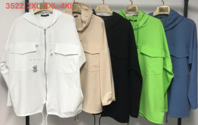 Спортивні кофти жіночі БАТАЛ оптом