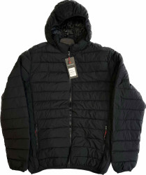 Куртки мужские LINKEVOGUE БАТАЛ (black) оптом 29617530 2257-34