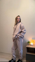 Спортивні костюми БАТАЛ жіночі на флісі оптом