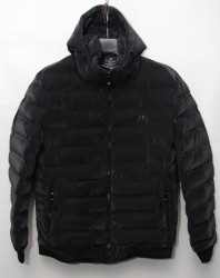 Куртки зимние мужские FUDIAO на меху (black) оптом 48036279 6835 -1