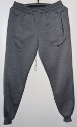Спортивные штаны мужские на флисе (gray) оптом 90215473 000-20