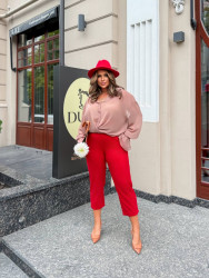 Брюки жіночі БАТАЛ оптом FASHION COTTON