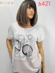 Футболки женские БАТАЛ оптом 31946587 6421-47