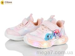 Кроссовки, Clibee оптом LA1175-2 pink LED
