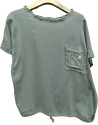 Футболки женские БАТАЛ оптом 93026751 7732-120