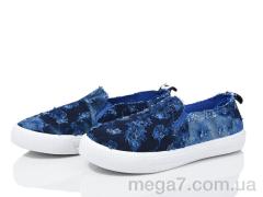 Слипоны, Waldem оптом WH48 синій