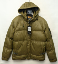Термо-куртки зимние мужские (хаки) оптом 02185934 ZK8621-11