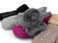 Варежки, Королева оптом CAP B42 mix