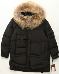 Куртки зимние женские MAX RITA на меху (черный) оптом 01648379 221-11