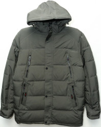 Куртки зимние мужские БАТАЛ (хаки) оптом 83529147 A2-24