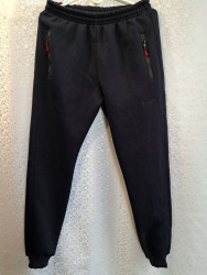 Спортивные штаны мужские на флисе (black) оптом 81973526 02-10