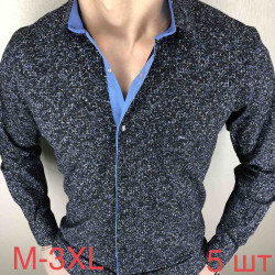 Рубашки мужские PAUL SEMIH (черный) оптом 37586091 02-6