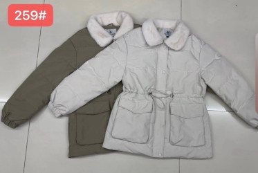 Куртки демисезонные женские (хаки) оптом Китай 02396758 259-1