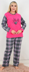 Ночные пижамы женские БАТАЛ оптом 34826501 4696-6