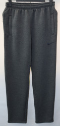 Спортивные штаны мужские на флисе (gray) оптом 42903178 12-53