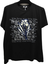 Футболки жіночі БАТАЛ оптом Kiss Me 