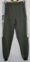 Спортивные штаны мужские на флисе (khaki) оптом 59831647 N22-45