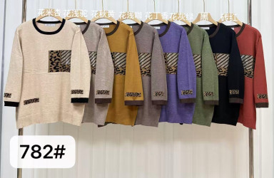 Свитера женские БАТАЛ оптом 71023895 782-61