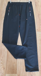 Спортивные штаны мужские БАТАЛ (black) оптом 17982465 09-39