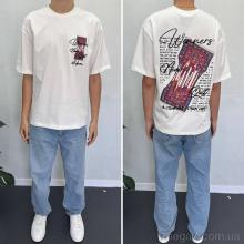 Футболка, I8denim оптом 90579 ekru