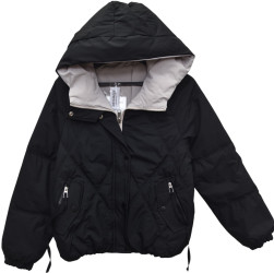 Куртки демисезонні двосторонні жіночі БАТАЛ оптом