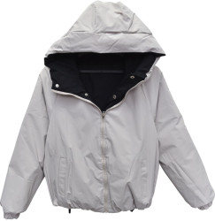 Куртки демисезонні двосторонні жіночі БАТАЛ оптом