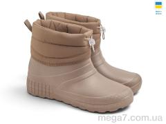 Сапоги из пены, Rai shoes оптом D401 DBg т.бежевий