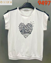 Футболки женские БАТАЛ оптом 98510236 9497-1