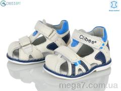 Сандалии, CROSSOPT оптом F221 white-moon blue
