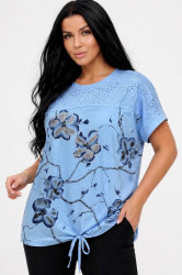 Футболки женские БАТАЛ оптом 52617489 26017-149