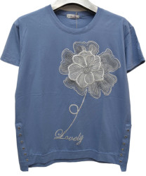 Футболки женские БАТАЛ оптом 58109473 768-285