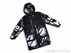 Куртка, Kids-modnik оптом 2555 чорна з сірим