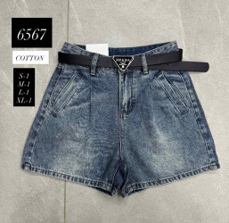 Шорты джинсовые женские оптом 81026734 6567-240