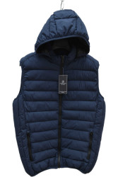 Жилетки чоловічі (синій) оптом 