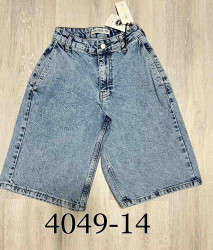 Шорты джинсовые женские REAL FOCUS оптом 90375162 4049-14-5
