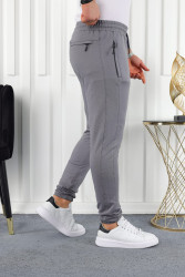 Спортивні штани чоловічі (сірий) оптом 2BRO  