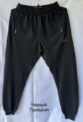 Спортивные штаны мужские (черный) оптом 58062341 01-3
