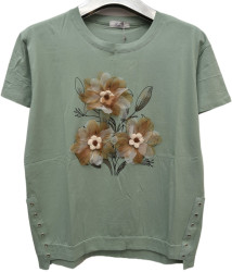 Футболки женские БАТАЛ оптом 84093621 766-286