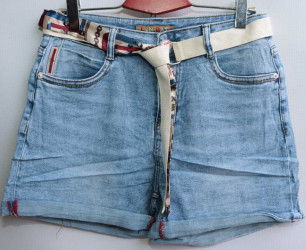 Шорты джинсовые женские LANBAI БАТАЛ оптом 87019432 Z-327-49