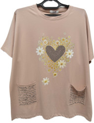 Футболки женские БАТАЛ оптом 32758401 329-49